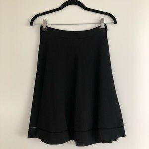 Saks flounce a-line skirt
